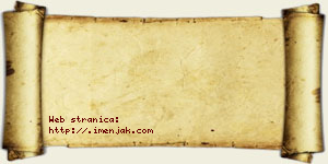 Kristina Damjanović vizit kartica